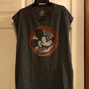 Mickey Mouse Plus Size Muscle Tank Top Disney